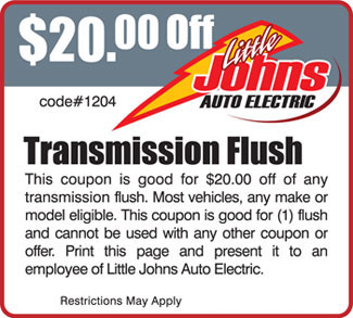 Transmission Flush Coupon